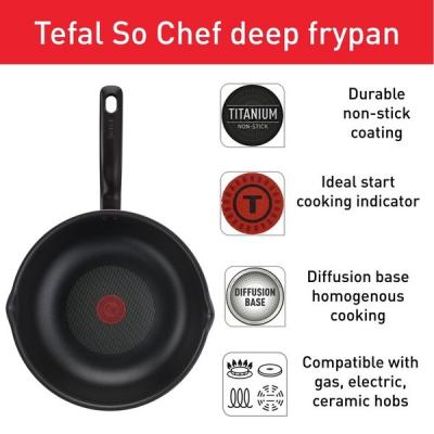 Tefal Everyday Cooking Deep Frypan 24cm C5738496